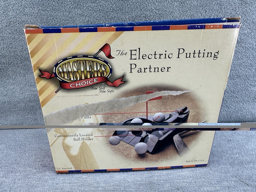 MASTER CHOICE - Golf Electric Putting Partner Trainer Automatic Ball Return NEW
