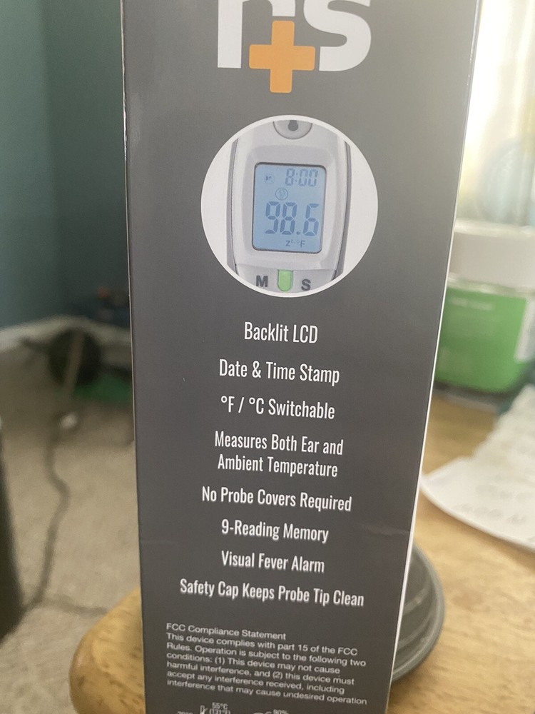 HealthSmart Digital Compact Instant Read Infrared Ear Thermometer