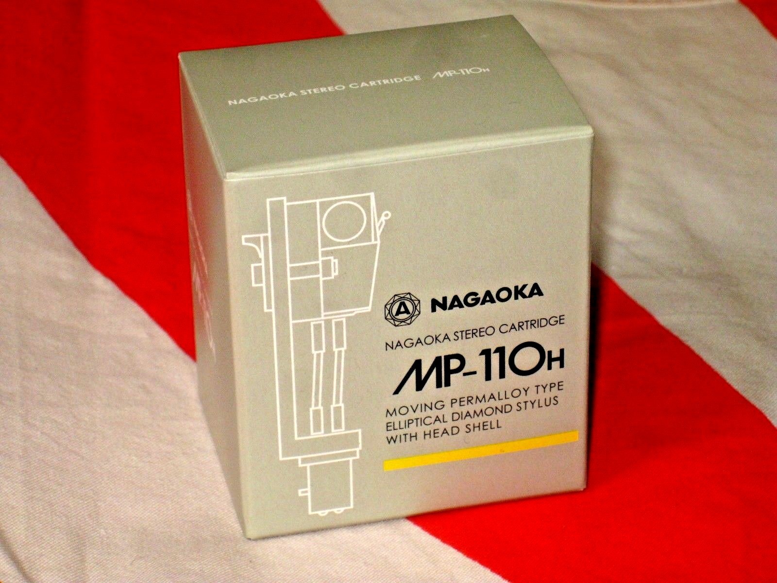 NAGAOKA MP-110H NEW OFFICIAL 2023 MM CARTRIDGE+HEADSHELL MADE IN JAPAN MP-110