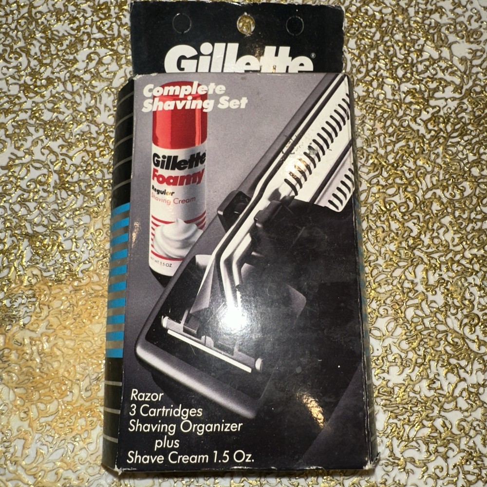 Gillette Sensor Complete Shaving Kit Vintage 1990