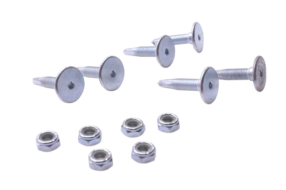 6 Pack Woody's Mega-Bite 1450 Series Studs & Lock Nuts