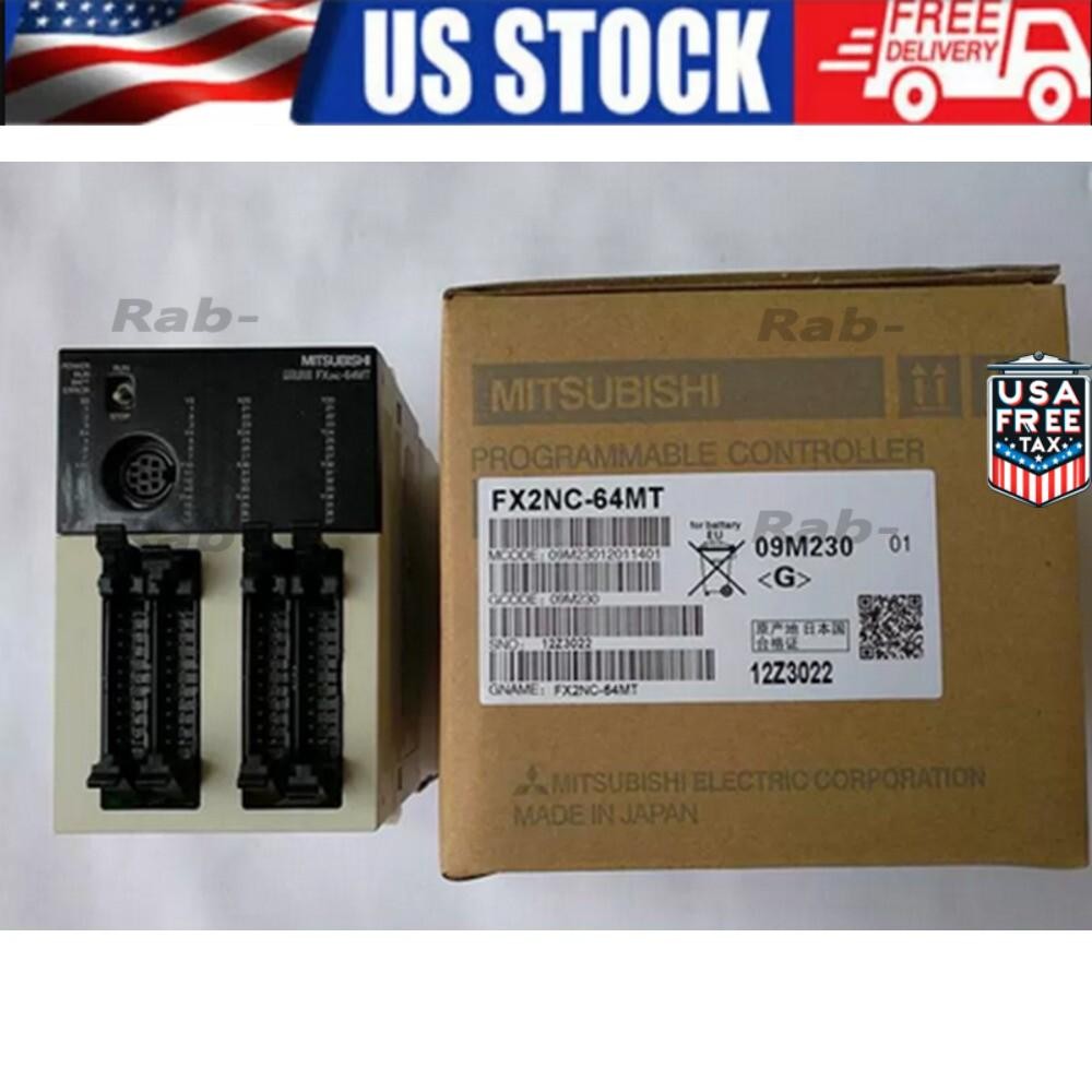 New Mitsubishi FX2NC-64MT PLC Programmable Controller Expedited Shipping One