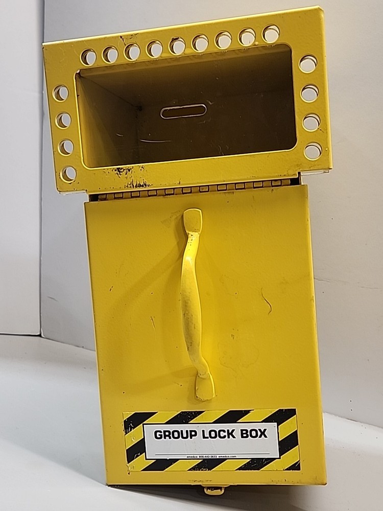 BRADY - Large Group Lock Box - Yellow - 50 Lock Max