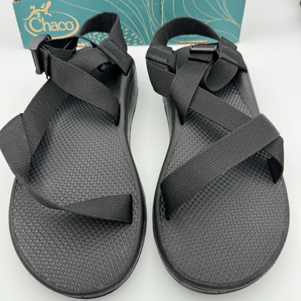 Chaco Men's Zcloud Sandal, Solid Black, 11