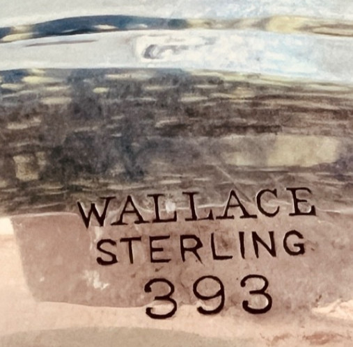 WALLACE STERLING 6 3/16 " CLAM SHELL BOWL 393 GORGEOUS EXCELLENT NO DENTS