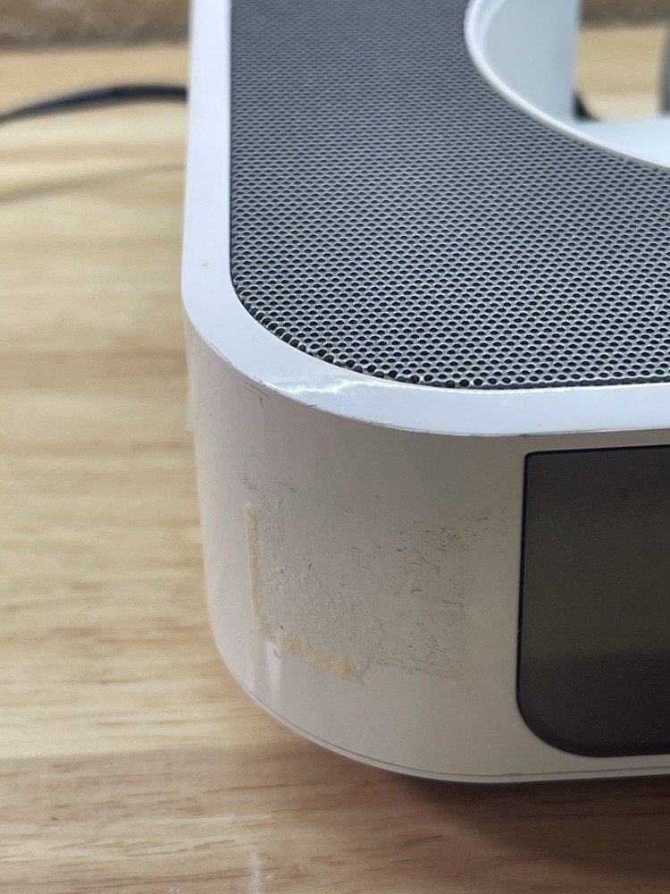 iHome iAVS1W Bedside Stereo Speaker For Amazon Echo Dot