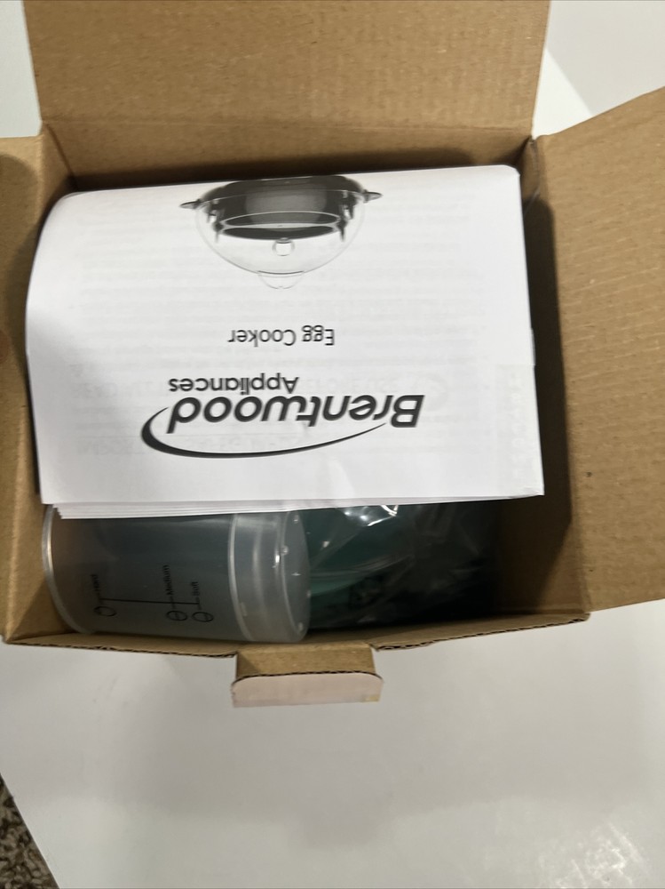 Brentwood Egg Cooker, TS-1045BL Open Box