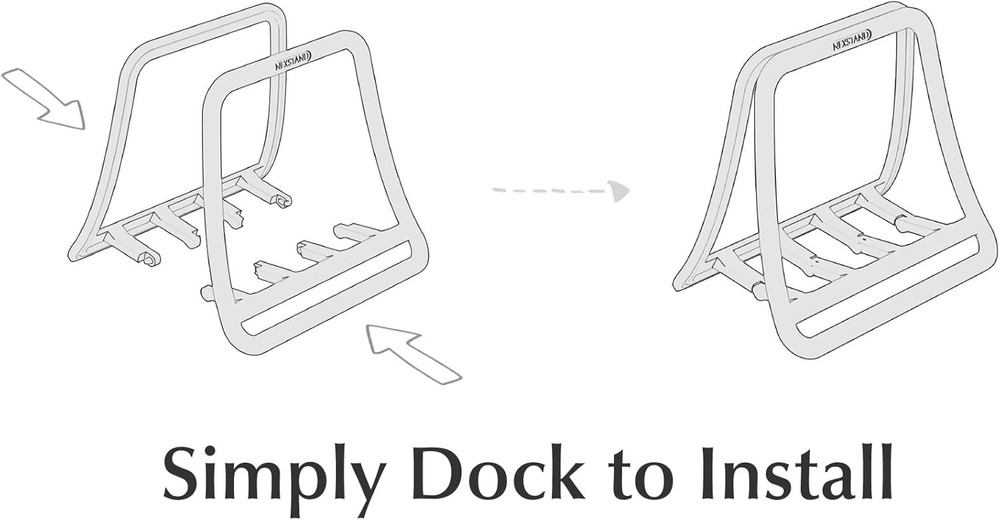 K11 Vertical Laptop Stand White