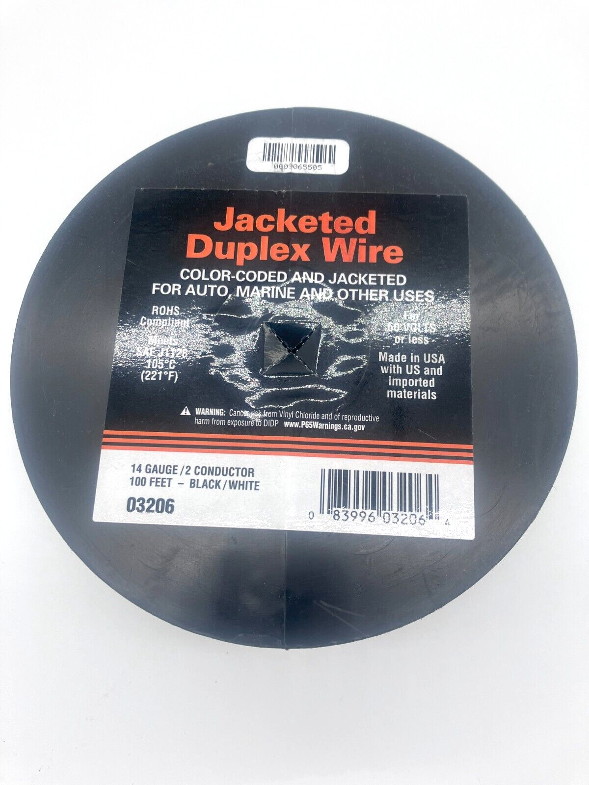 100 FT Roll Trailer Light Brake Cable Wire Grey Jacketed 14-2 14 Gauge 2 Wire