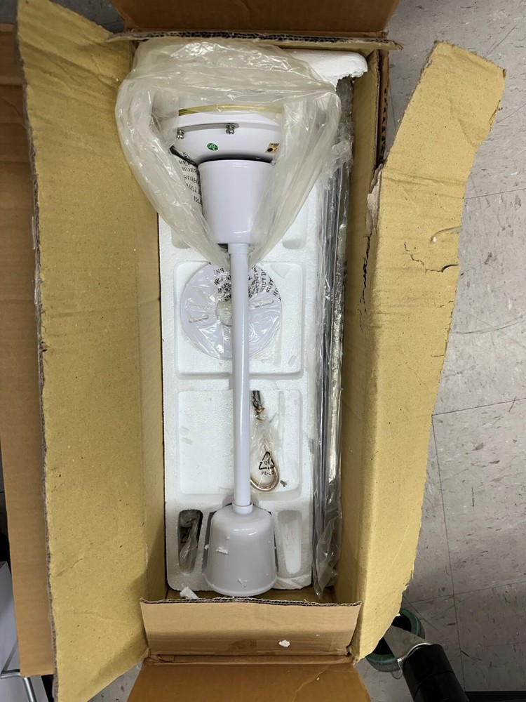 Industrial Ceiling Fan White 56 Inch With Controller