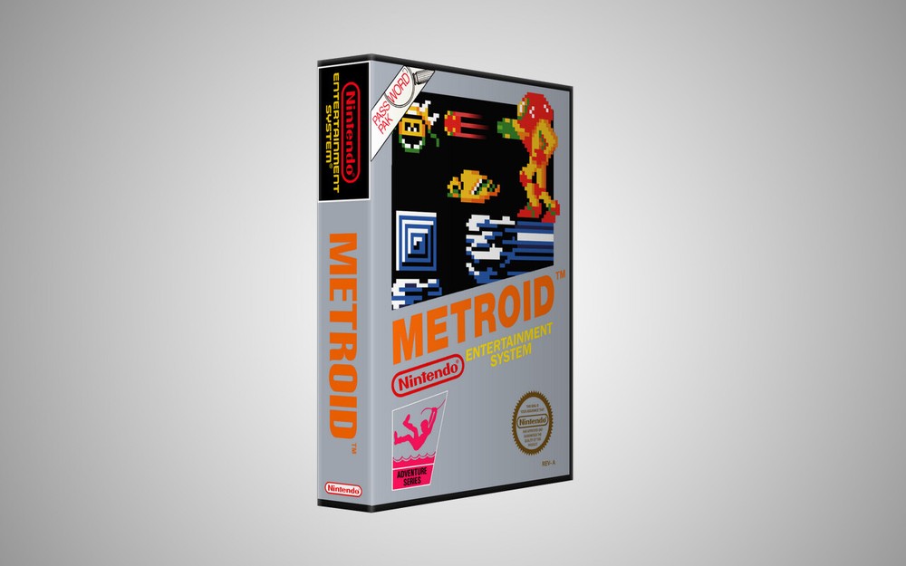 Metroid - Nintendo NES Custom Case *NO GAME*