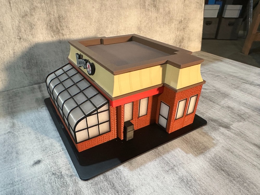 Retro Wendy's 1:64 Scale Diorama