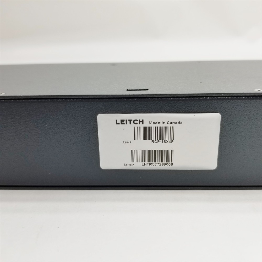 Harris RCP-16X4P Rackmount Remote 16x4 Programmable Crosspoint Pushbutton Panel