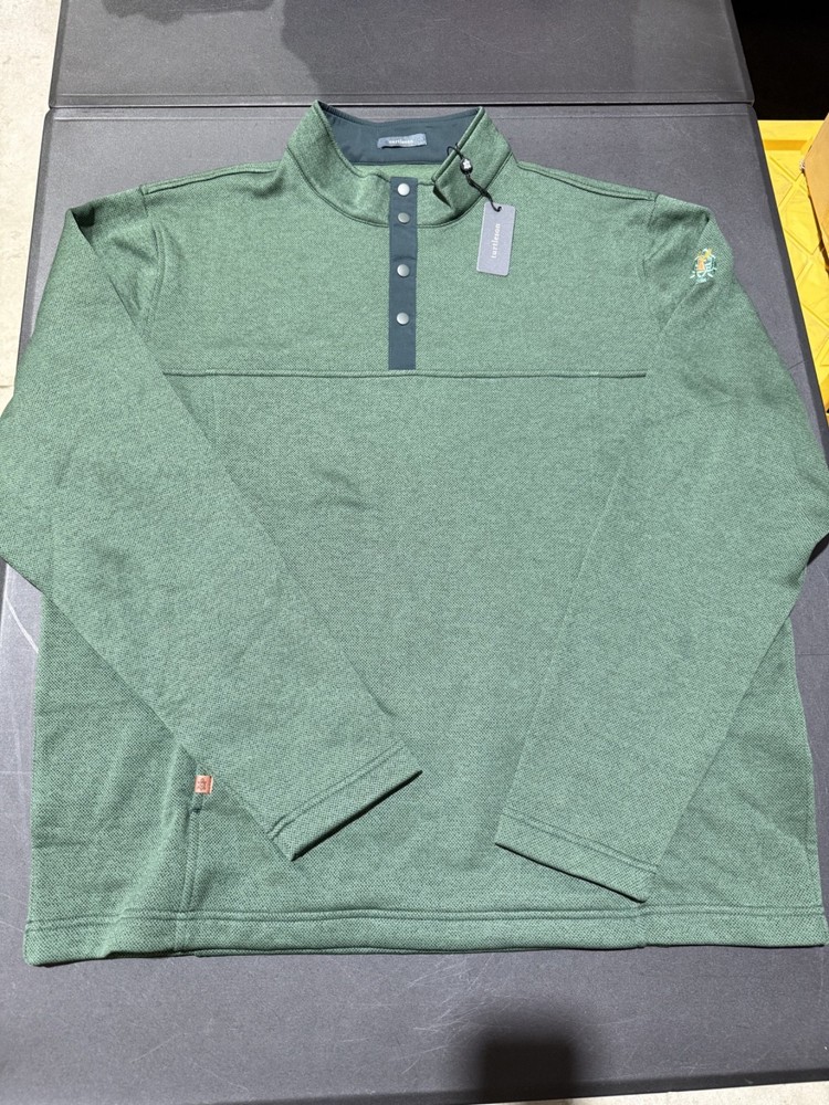 NWT MEN'S TURTLESON HUNTER SNAP PULLOVER, SIZE: 2XL, COLOR: PINE (M9.12)