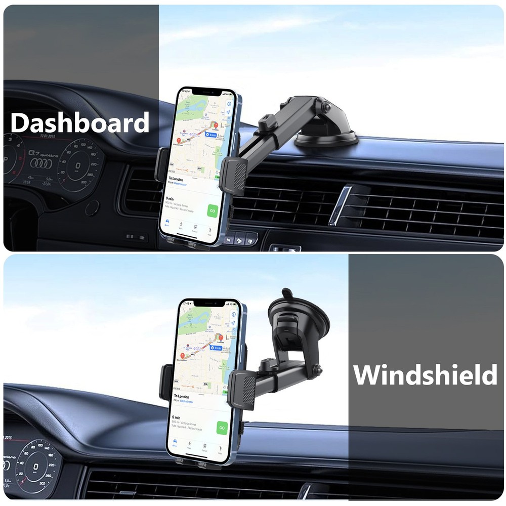 Universal 360° Dashboard &Windshield Universal Car Mount Phone Holder Adjustable