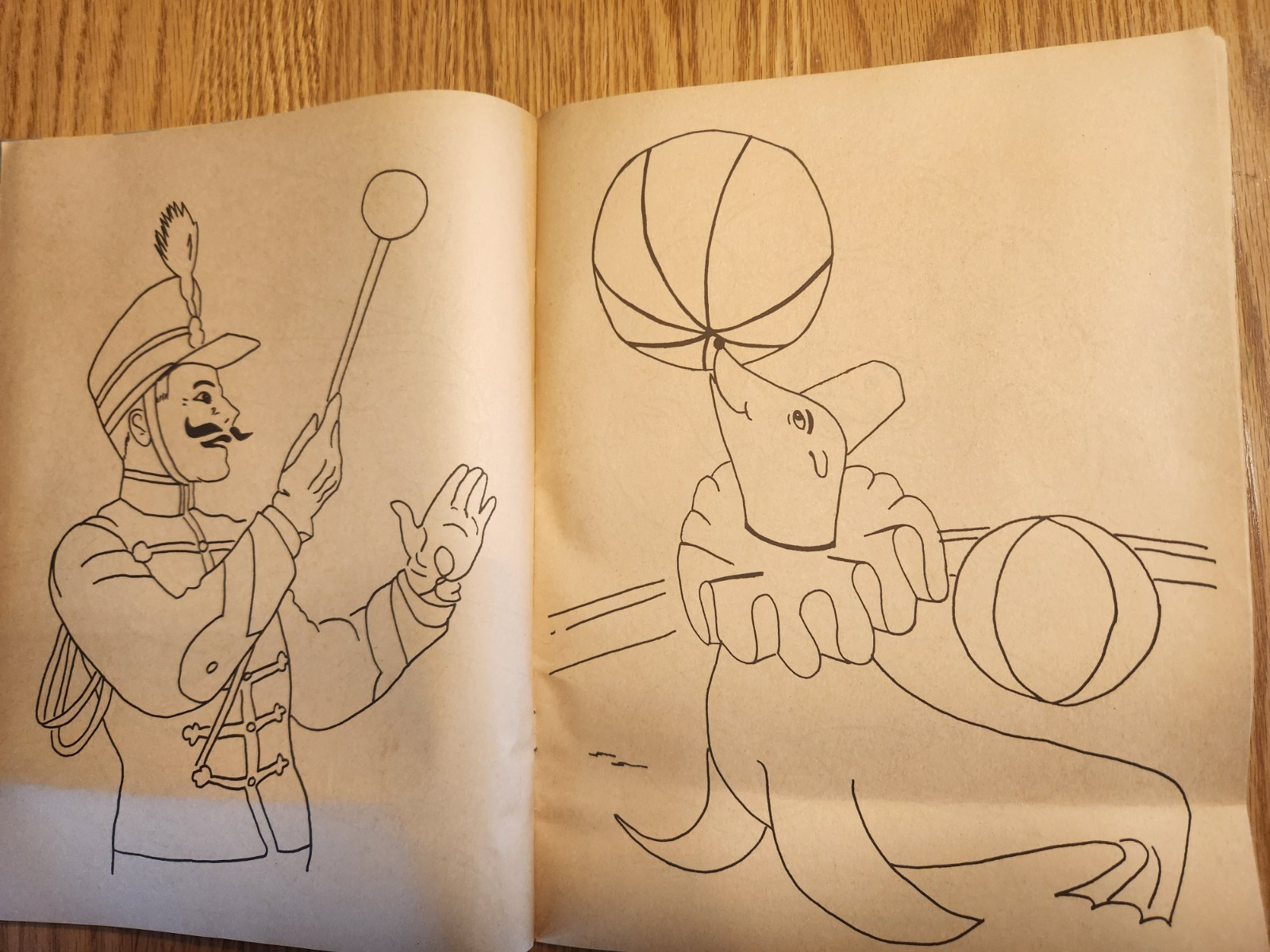 Shrine Circus 1964 Coloring Book