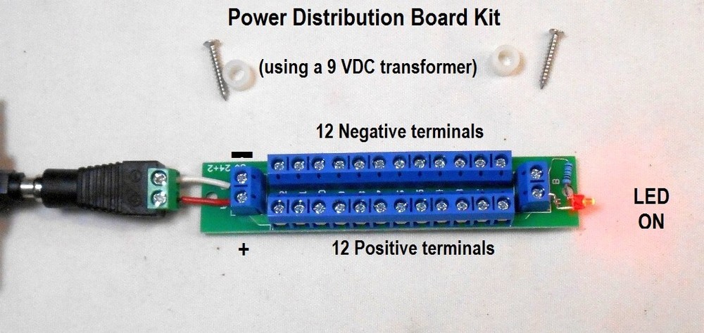 Power Distribution Board Kit for Model Trains