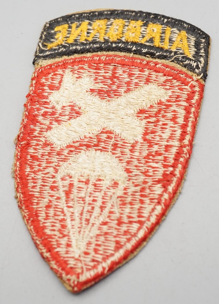 WWII Army Airborne Command DI Unit Crest Patch RARE WITH NO GLOW
