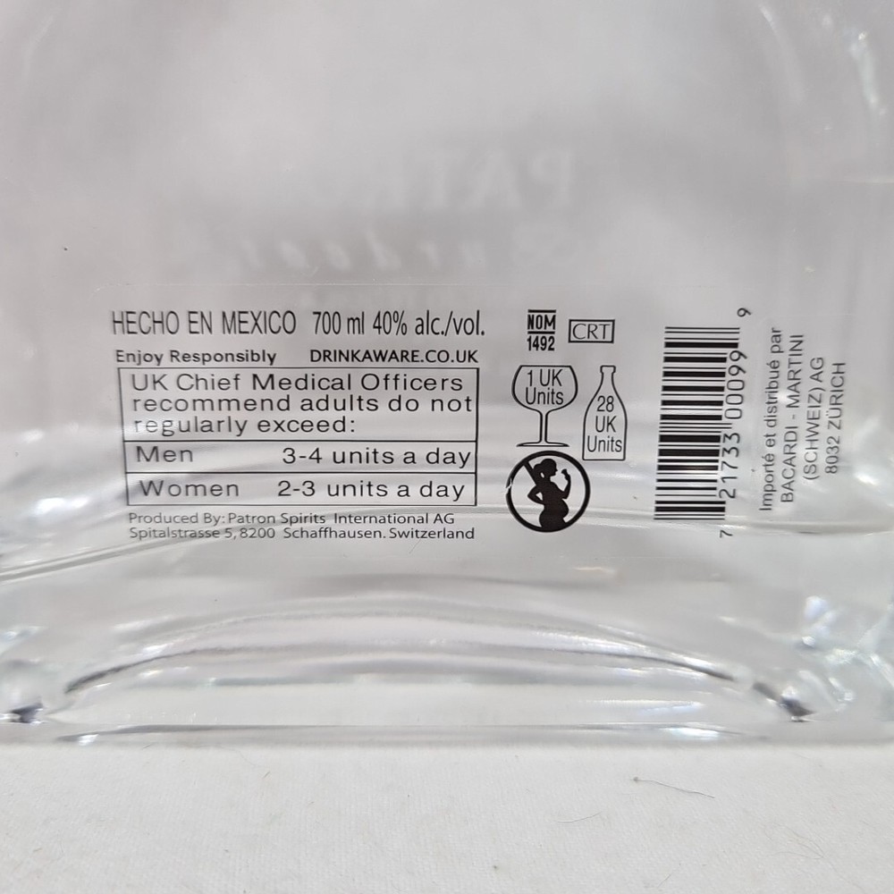 Gran Patron Burdeos Empty Bottle Collectible, 700ml