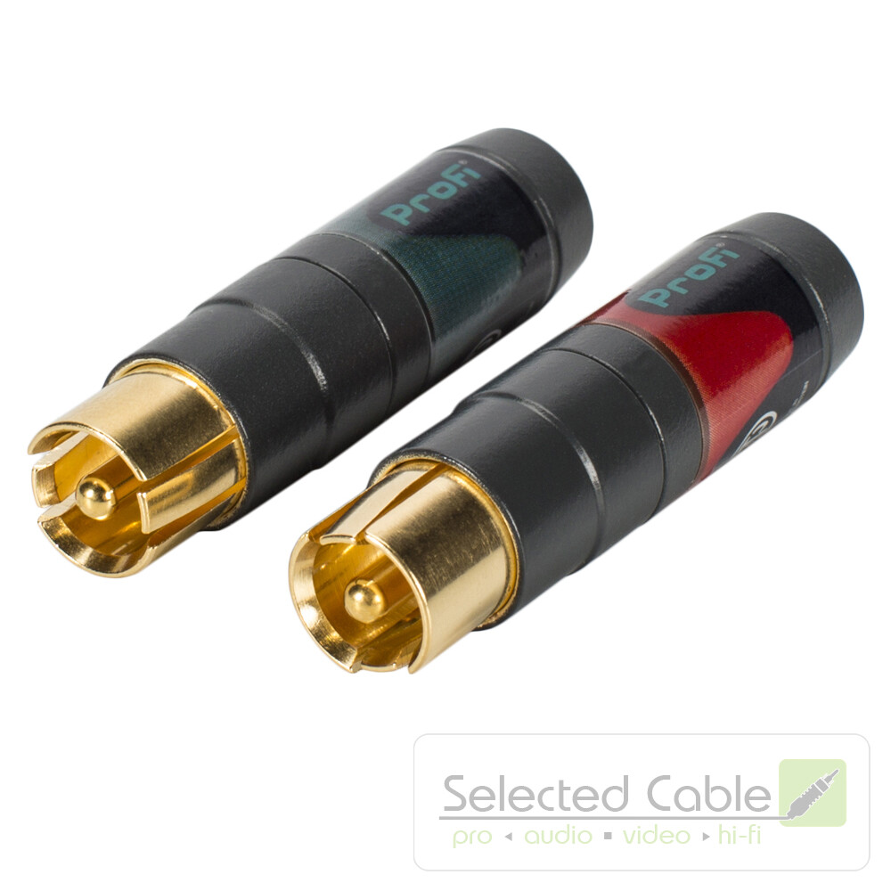Neutrik Cinch Jack 2er Set NF2CB2 Professional Rca Plug Nf2c-b/2
