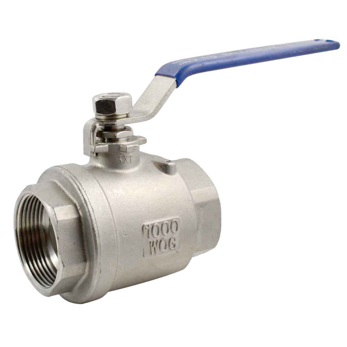 US Stock 1-1/2" 1.5 inch NPT Threaded Full Port Ball Valve Stainless Steel 316