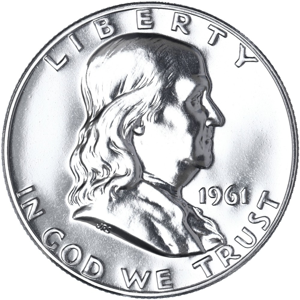 1961 (P) Franklin Half Dollar Gem Proof 90% Silver