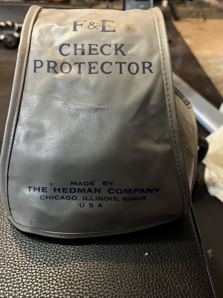 Vintage F & E Check Protector Made By Hedman Company