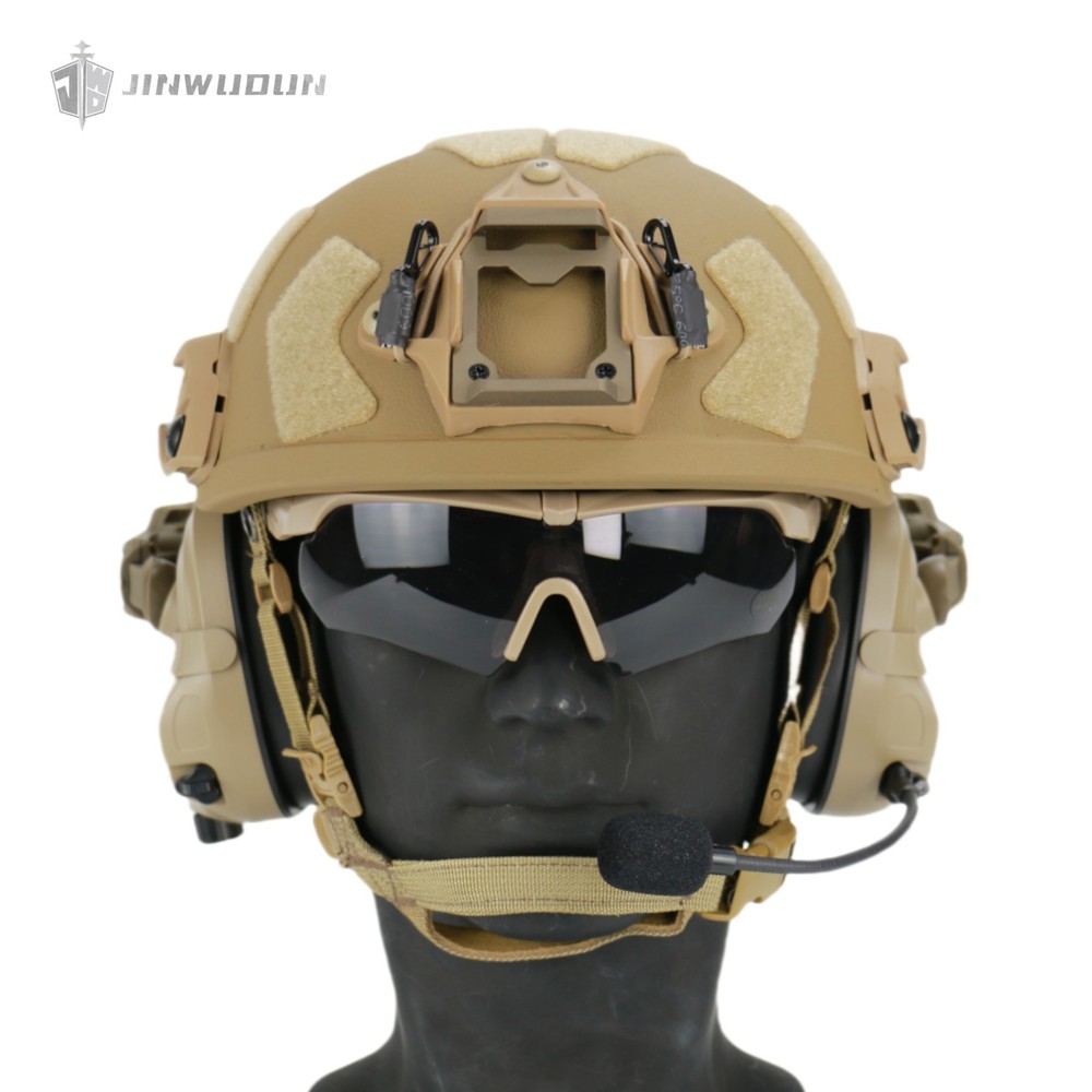 P30 tactical headset with noise cancellation and pickup function