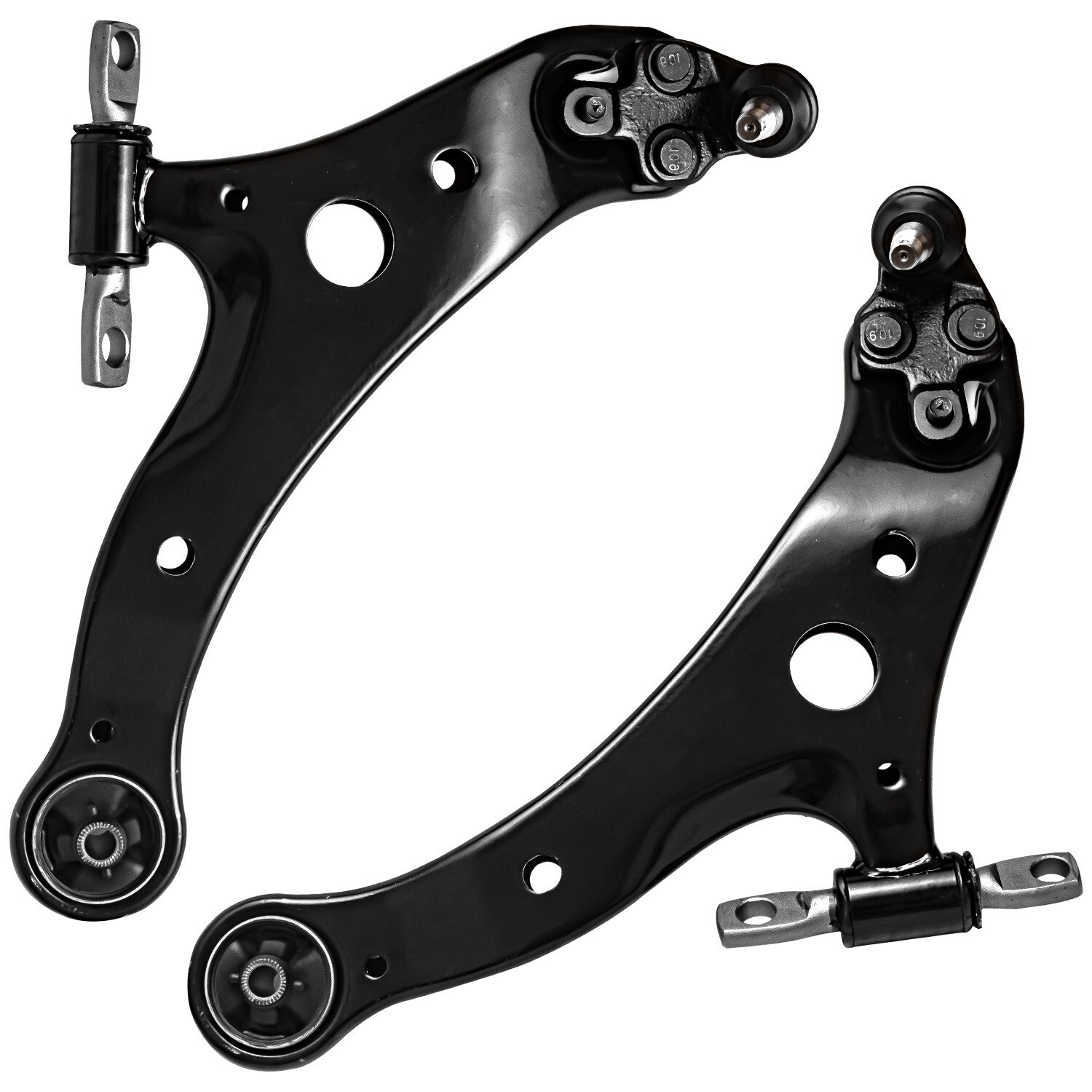 Front Steering Knuckles Hubs Lower Control Arms for 2012-2017 Toyota Camry 2.5L