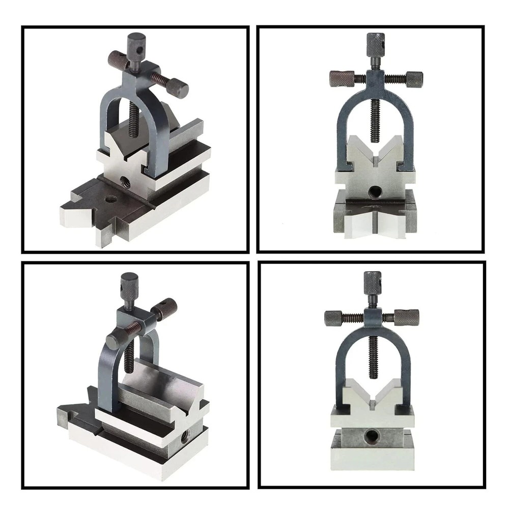 Vee Block ALL ANGLE UNIVERSAL HARD AND GROUND WITH CLAMP TOOLMAKING