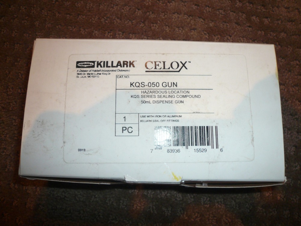 Killark CELOX KQS-050 Dispensing Gun