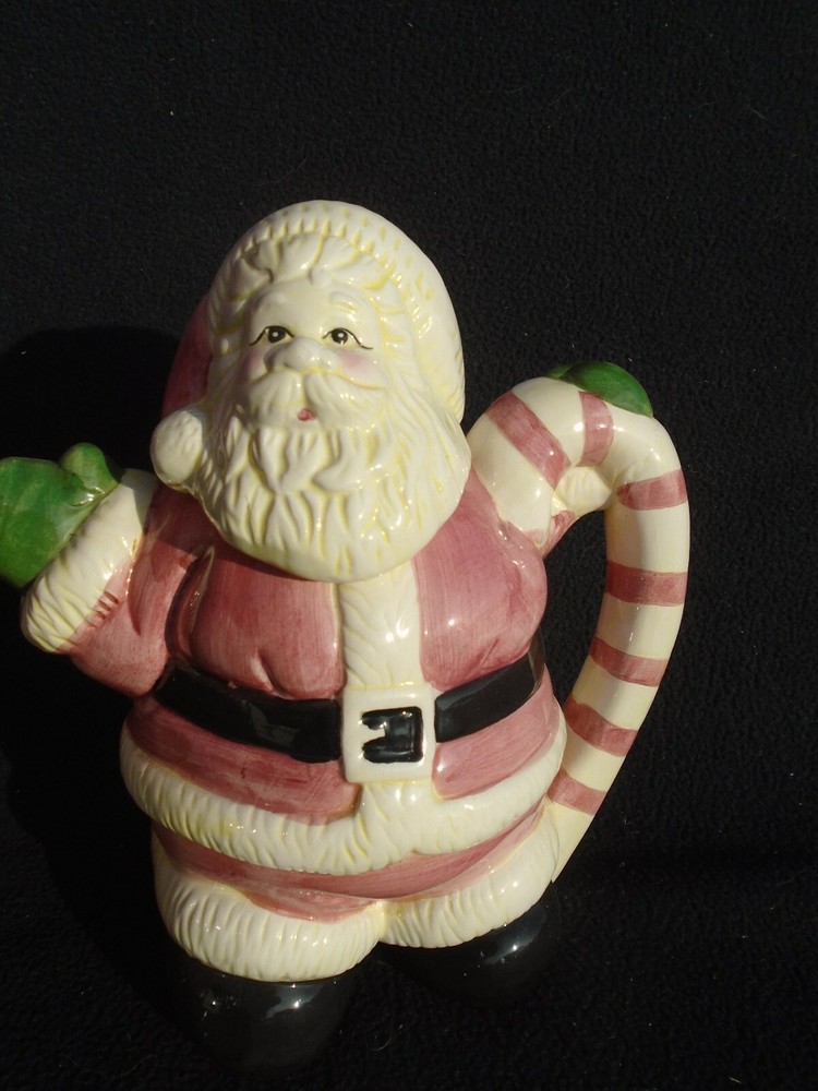 Pink Santa Teapot