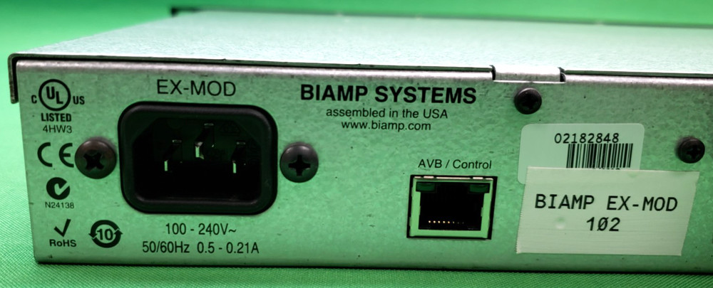 Biamp Systems TESIRA EX-MOD Modular Expander Device - Great Condition