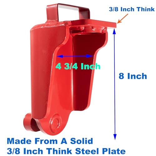 Shipping Container Jack Lug with U-Shaped Handle, Shipping Container 1 Pack