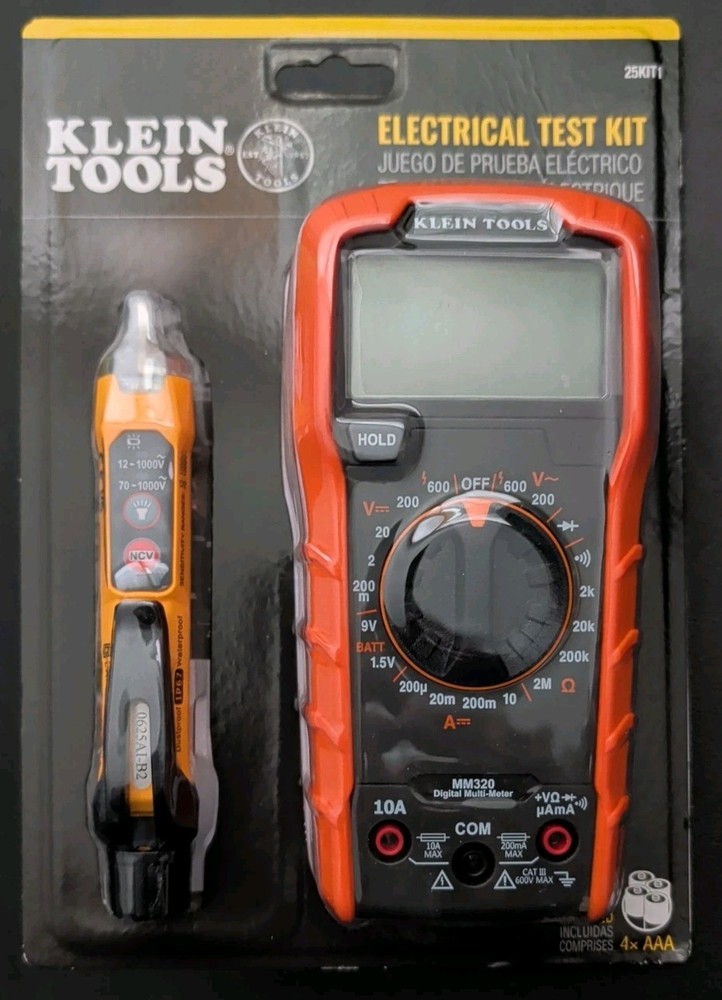 Klein Tools Digital Multimeter and Non-Contact Voltage Tester Set  25KIT1