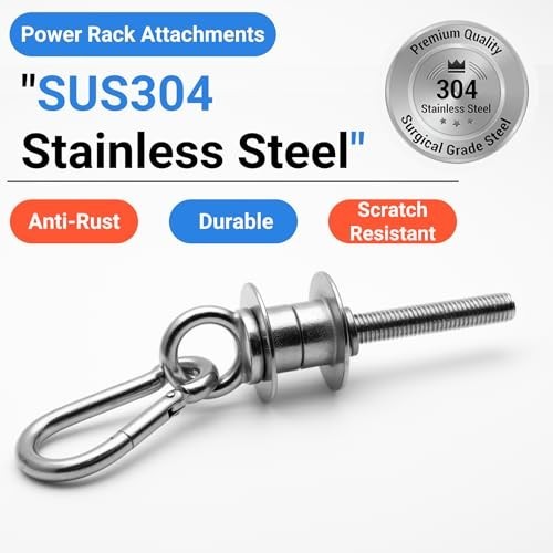 Nordic Hamstring Curl Attachment - Quick-Install, Leather Padding for Power Rack