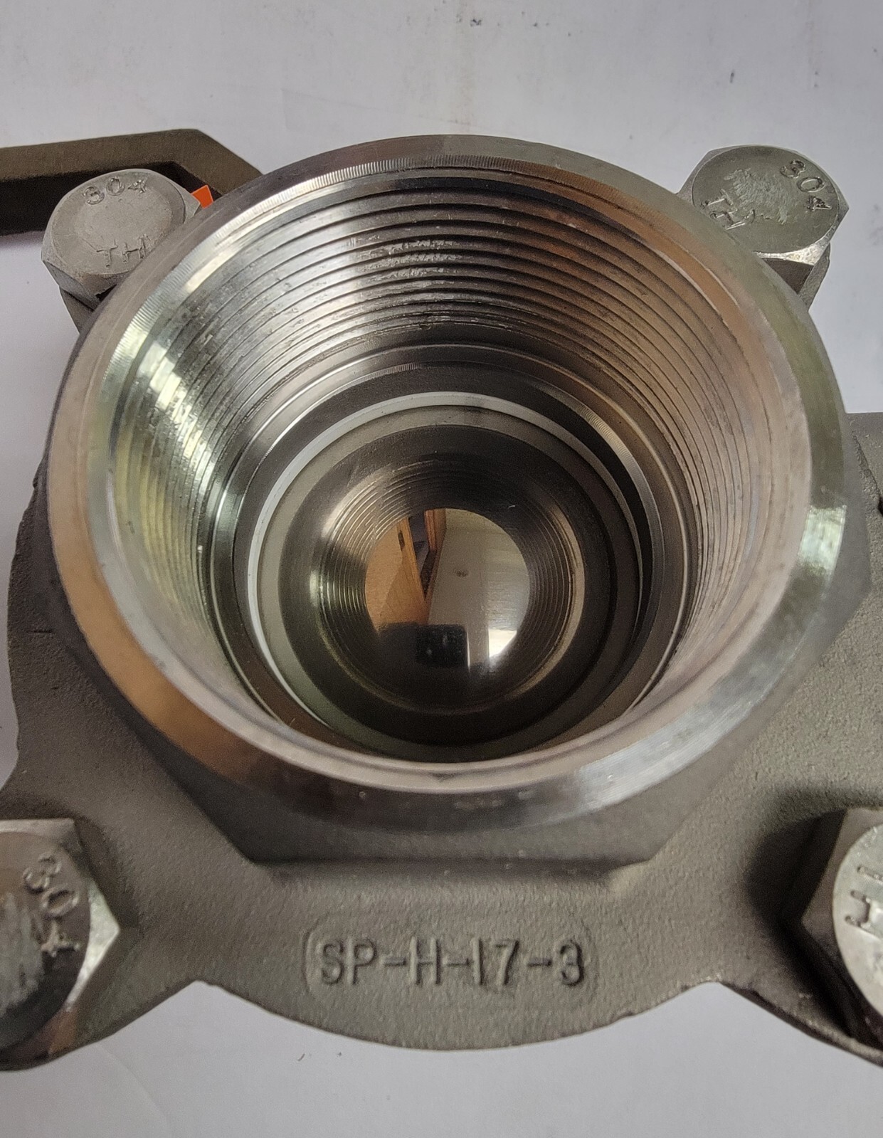 PBM 2" THREE WAY BALL VALVE. SP-H-17-3. NEW.