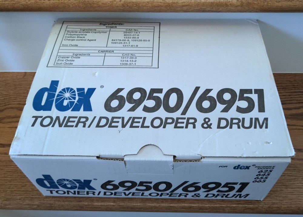 Genuine Dex 6950/6951 Toner Developer & Drum