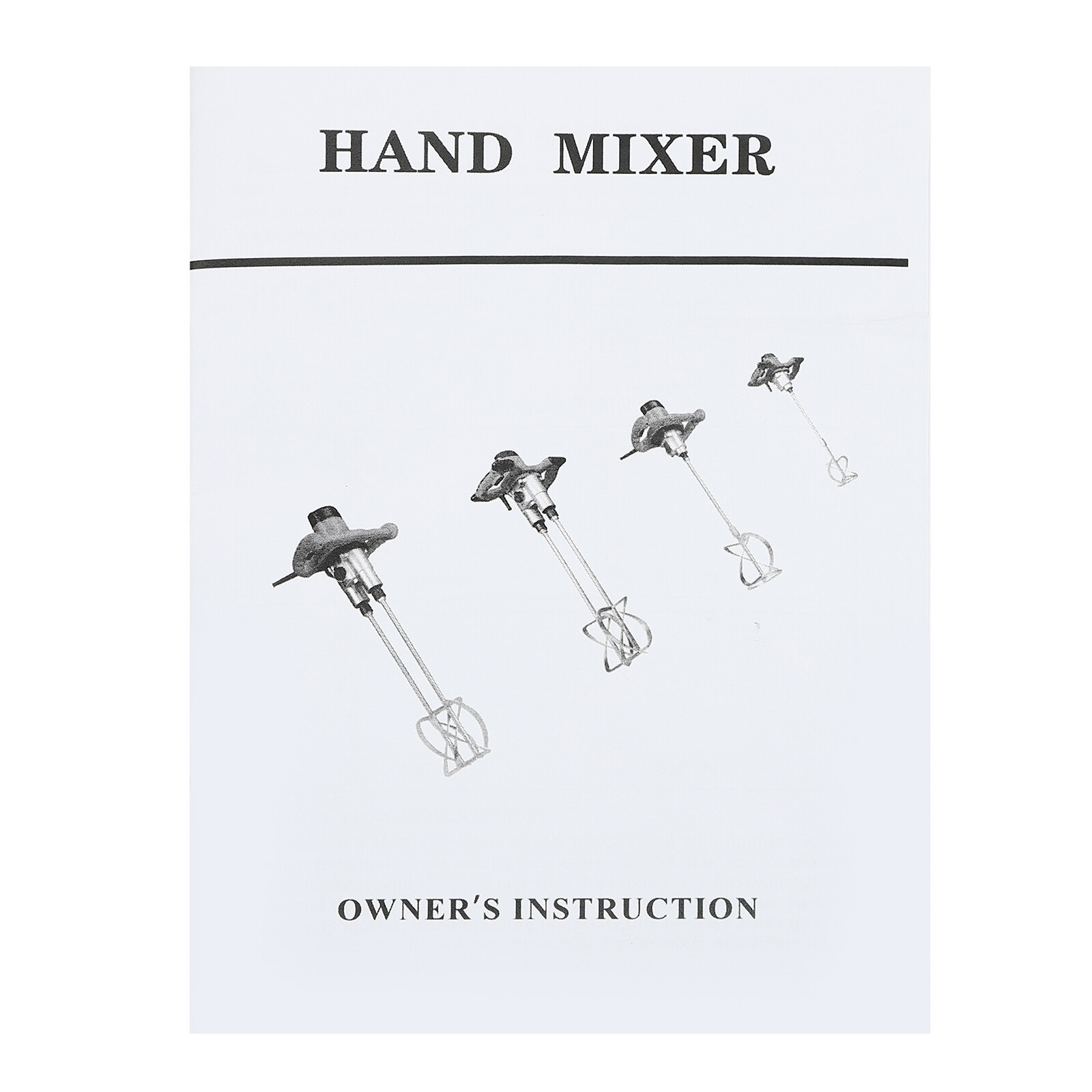 2800W Paint and Mortar Stirrer 2-Gear Concrete Stirrer Hand Mixer 6 Speeds