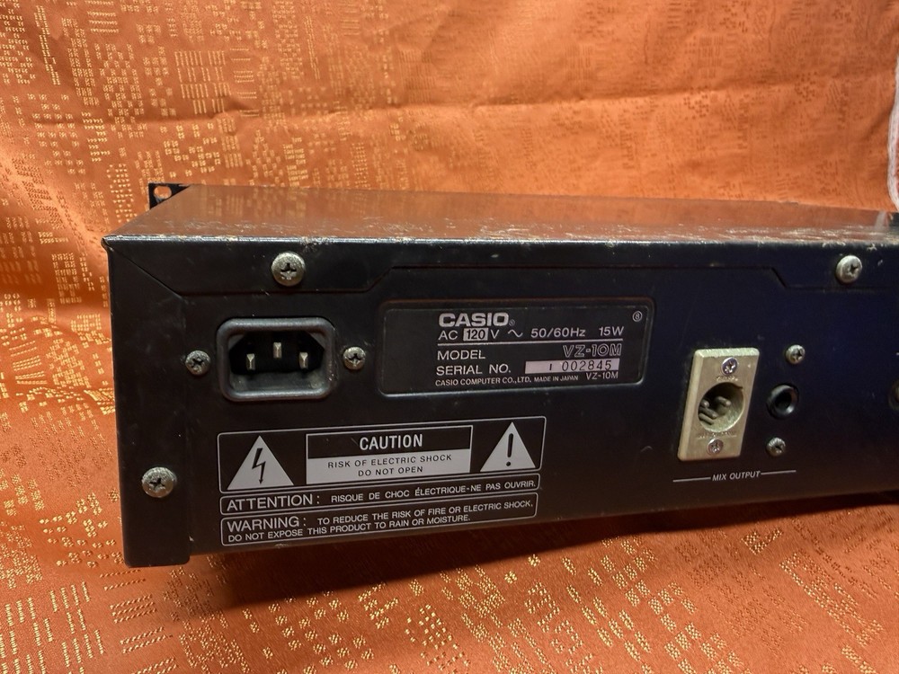 CASIO VZ-10M VZ10M Rackmount Synthesizer - Interactive Phase Distortion Synth