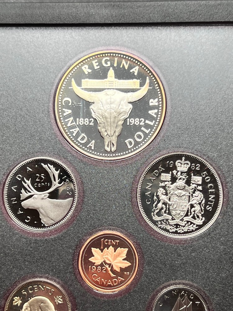 1982 Canada Double Dollar Proof Set - Regina's Centennial