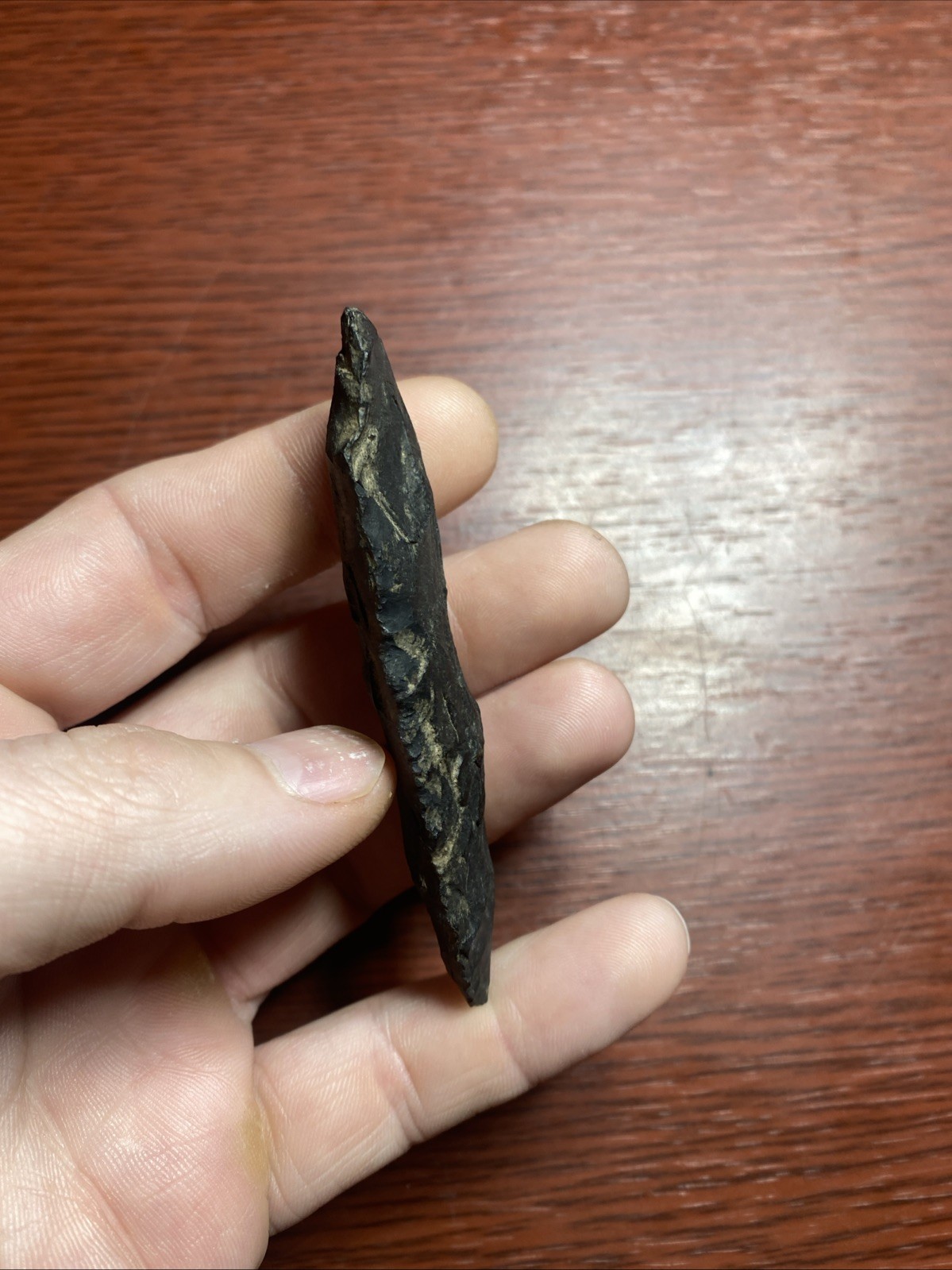 MLC s8263 3 1/4” Paleo Lanceolate Arrowhead Ohio Stone Artifact