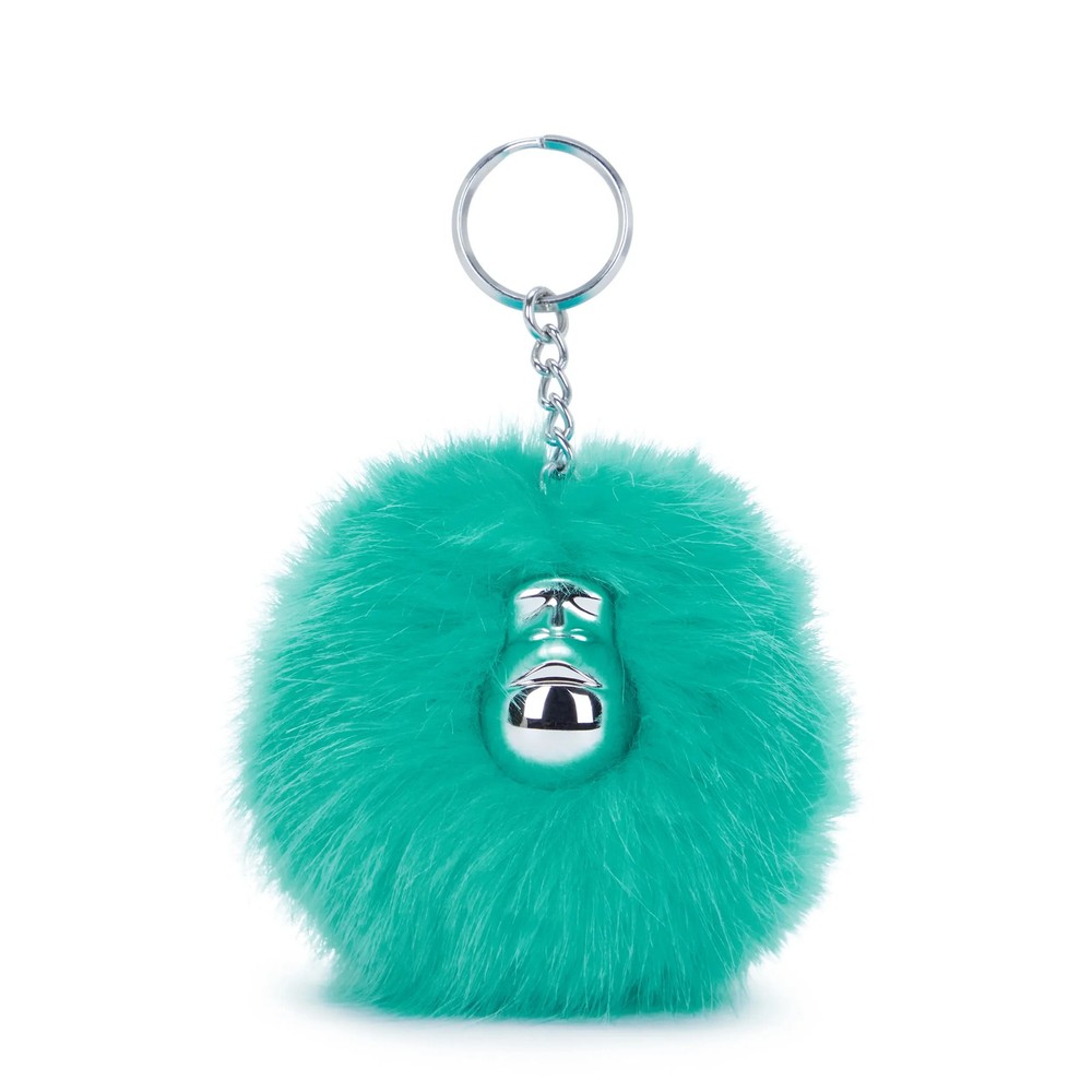 Kipling Pompom Monkey Keychain