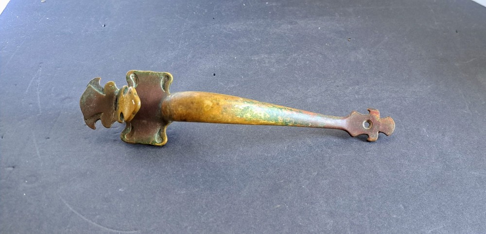 Antique Door Handle With Thumb Latch Solid Brass