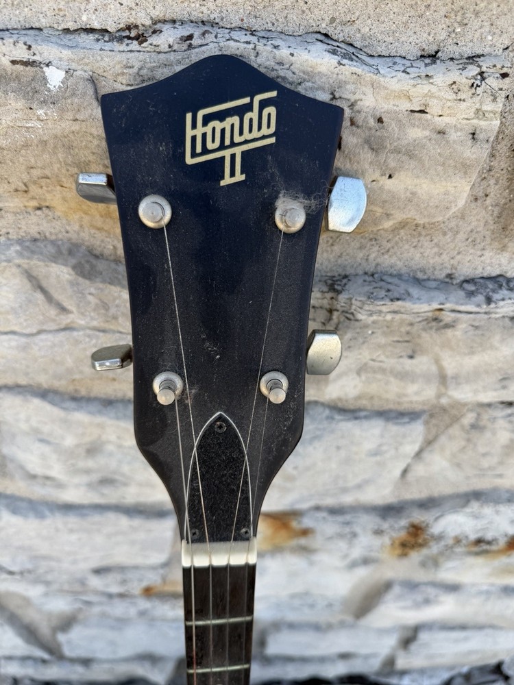 Vintage Hondo II Model HB 5A Five String Banjo With Case