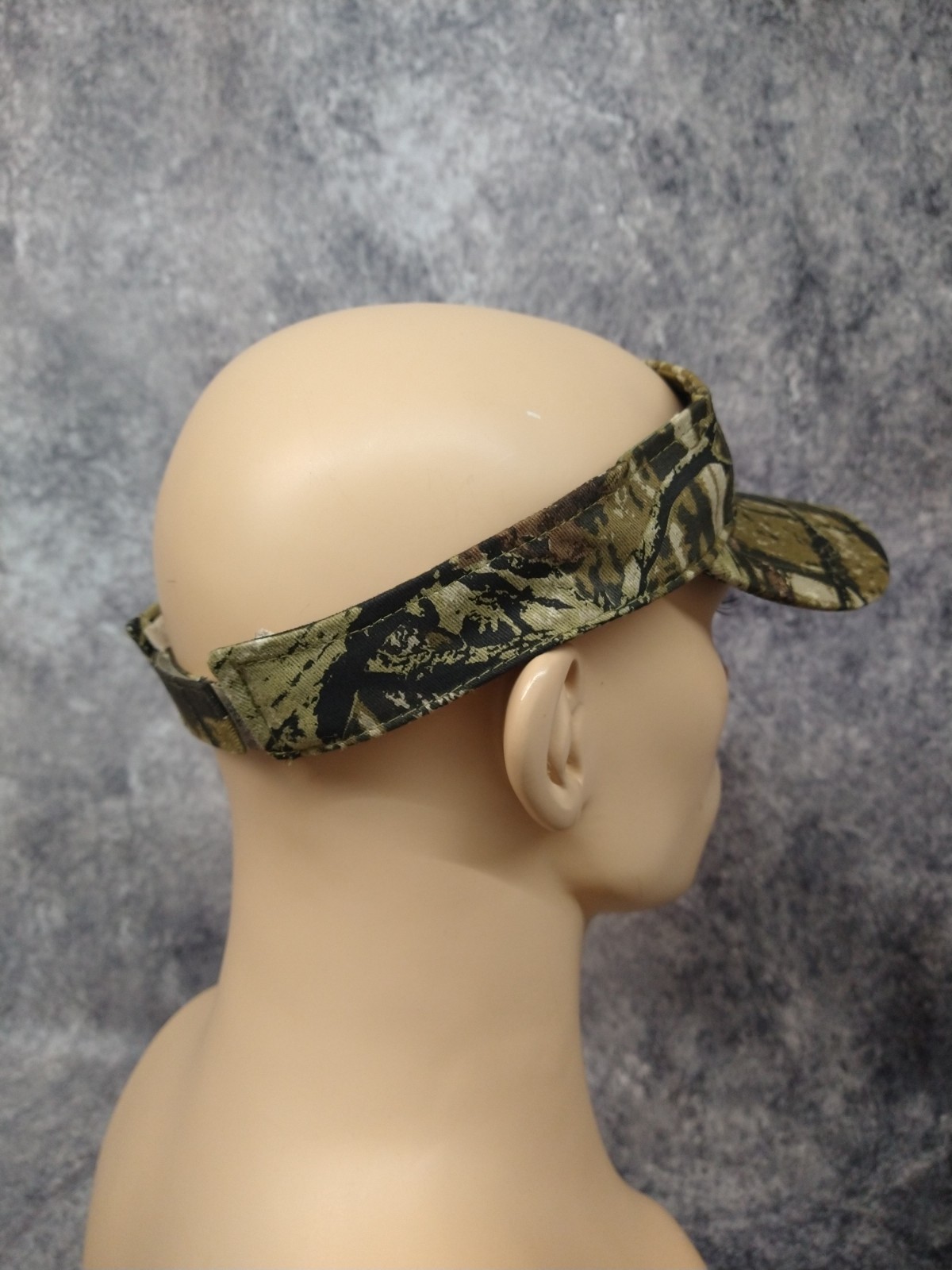 Camouflage Visor Hat Adjustable Unisex Hunter Camo Print Cap Golf Tennis Outdoor