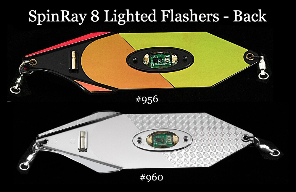 PRO-TROLL SpinRay 8" #956 and #960 Flashers - New