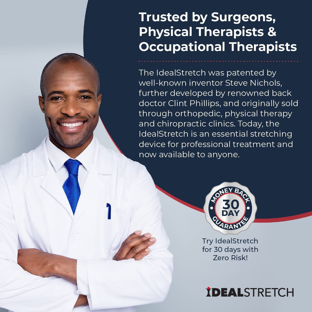 IdealStretch Original Hamstring Stretcher Device - & With Wedge