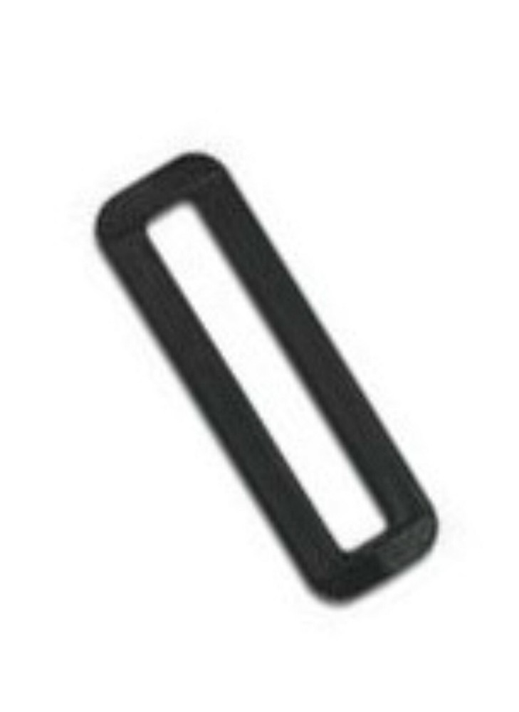 1" in Heavy Duty Rectangle Plastic Loop Slide Lock Ring Bar for Webbing Var. Pks
