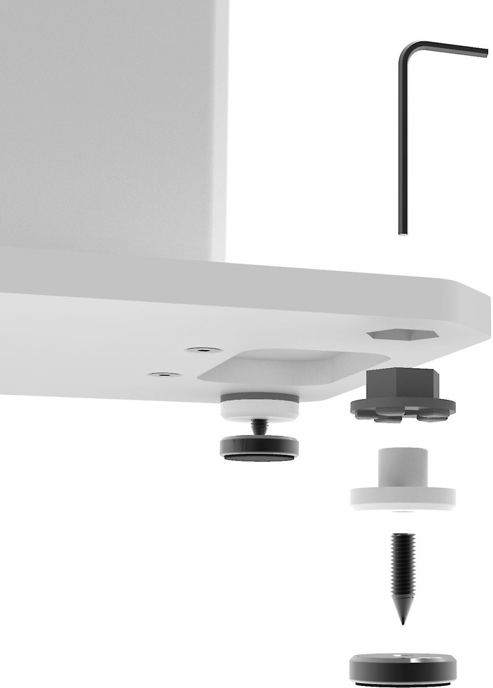 Kanto 22" speaker stands (white)